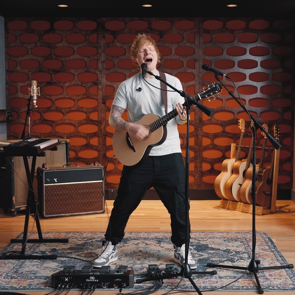 Ed Sheeran en studio