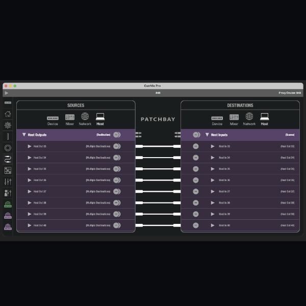 Motu 848 Routing