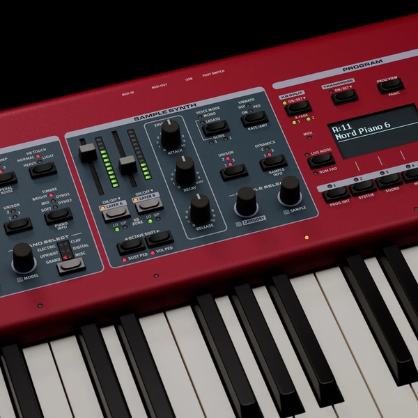 nord piano 6 Sample Synth Section