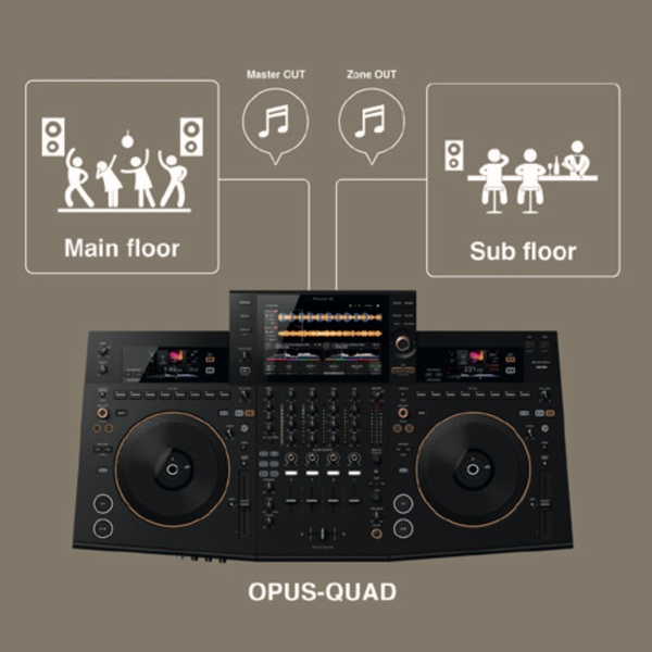 Pioneer DJ Opus Quad multi zones