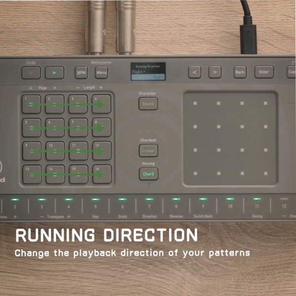 Chordcat running direction