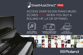 Roland piano Sheet Music Direct Pass