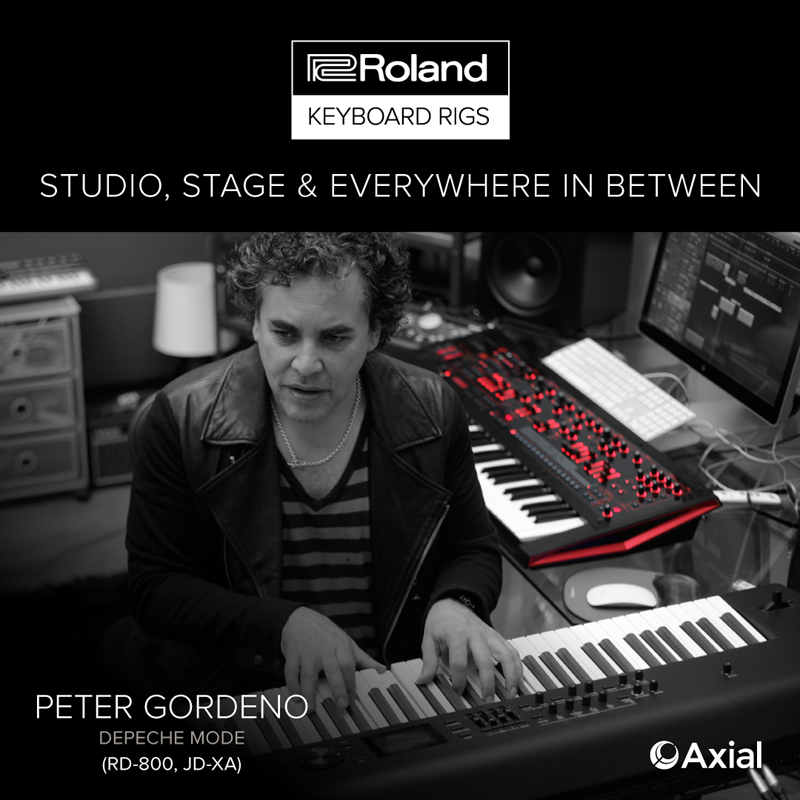 Roland Keyboard Rigs Peter Gordeno