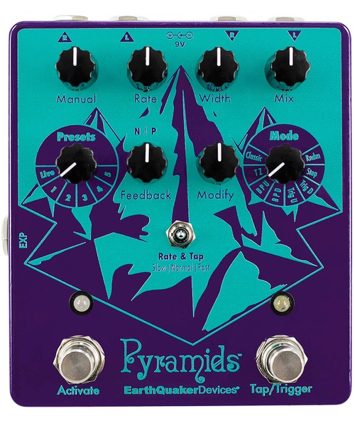 pedale flanger pyramids stereo