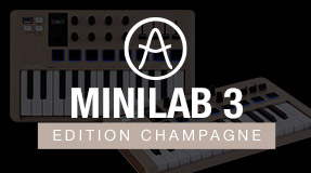 édition limitée du MiniLab 3 Champagne