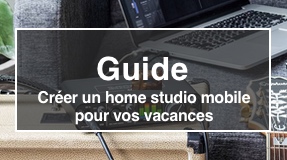 Home Studio mobile pour creer en vacances