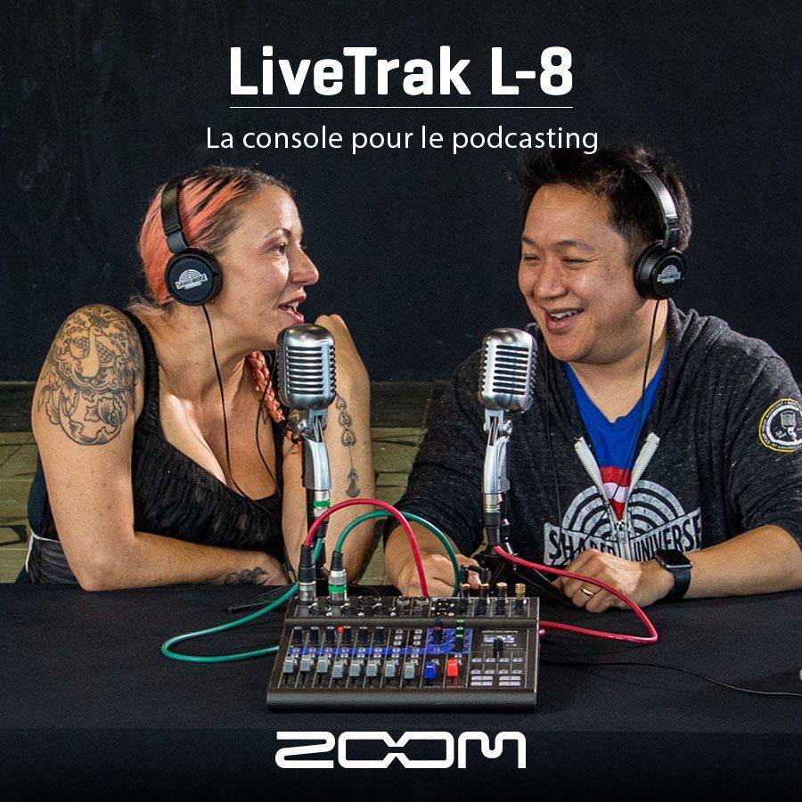 LiveTrak L-8 podcast