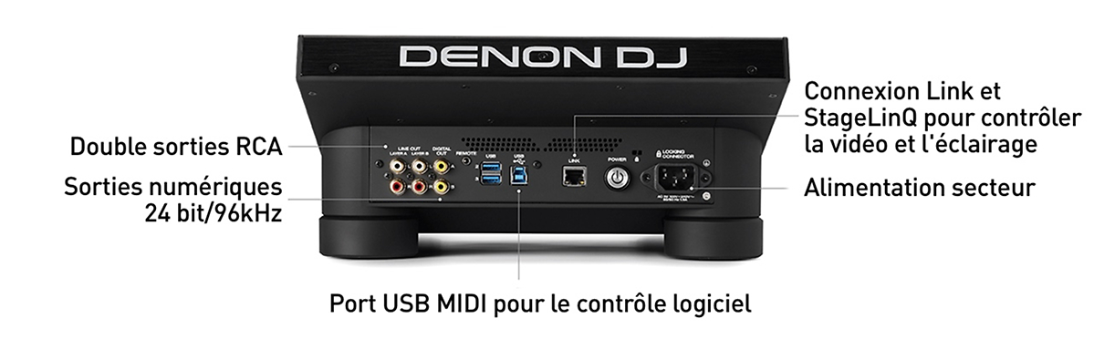 Denon DJ SC6000 Prime back