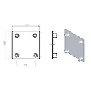 ASD57EM259AC / Embase de sol alu pour SZ 290