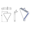 ASD57SP325PB / Suspension pour SD250 / SX 290 / SX290FC