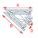 ASD57ASC3020 / Angle 2 départs 1m00 x 1m00