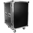 Plugger Case Flight case Rack 16U roller