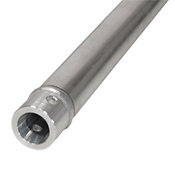 ASD57EX50045 / Tube aluminium  Ø 50 x ép. 2mm manchonné de 0m45