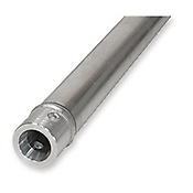 ASD57EX50050 / Tube aluminium  Ø 50 x ép. 2mm manchonné de 0m50
