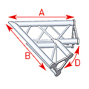 ASD57ASD21 / Angle 2 départs 60°  lg 0m80 x 0m80