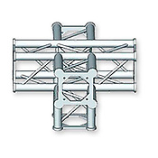 ASD57ASC2551 / Angle 5 départs 0m75x 0m75 x 0m50