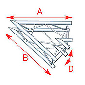 ASD57ASC3020 / Angle 2 départs 1m00 x 1m00