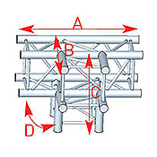 ASD57ASC3042 / Angle 4 départs 0m71 x 0m50 x 0m50