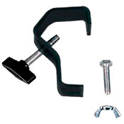 ASD57CR50N / Crochets noir pour tube Diamètre 20 à 50 mm