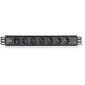 Dap Audio19\' 6 way socketbox