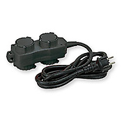 Showtec MultiPrise 2 + 2-way IP20 Multisocket