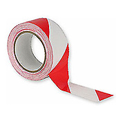 Showtec Bande adhésive 50 mm Rouge/Blanc