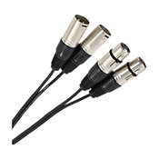 Plugger Câble Bretelle XLR Femelle 3b - XLR Mâle 3b 0.60m Easy