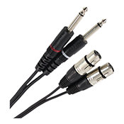 Plugger Câble Bretelle XLR Femelle 3b - Jack Mâle Mono 0.60m Easy