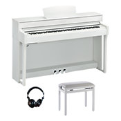 Yamaha CLP-635WH Bundle