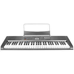 KS-52 clavier arrangeur 61 touches gris métallisé Shiver