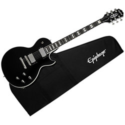 Les Paul Prophecy Aged Jet Black Metallic + Housse Epiphone