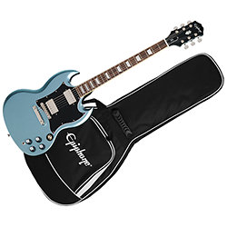 Epiphone SG Standard Pelham Blue + Housse - Guitar Double Cut