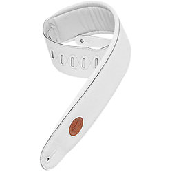 MSS2-4-WHT Sangle basse Cuir rembourré 11 cm White Levy s
