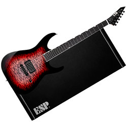 JM-I Quilted Maple Deep Blood Moon Josh Middleton  + Etui LTD