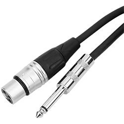 Câble Jack / 1 XLR femelle 5m Shiver