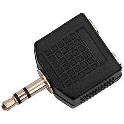 Adaptateur 2 Mini-Jack / Mini-Jack stéréo Shiver