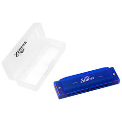 Harmonica diatonique en DO Bleu Shiver