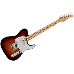 Fullerton Deluxe ASAT Classic Bluesboy 3-Tone Sunburst Touche Érable G&L