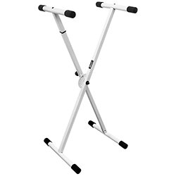 Stand clavier en X Blanc Shiver