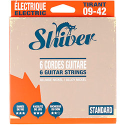 6 Cordes électriques Standard 09-42 Shiver