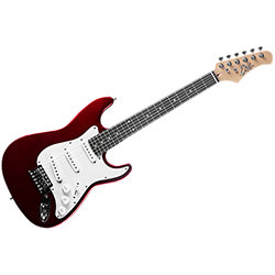 Squier by FENDER Mini Torino Red V2 - Electric Guitar for Children