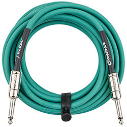 Contour Series Instrument Cable, 5,5m, Sherwood Green Fender
