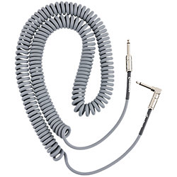 Contour Series Coiled Cable, 9m, Inca Silver Fender