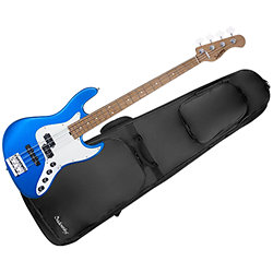 MetroExpress Vintage JJ Ice Blue Metallic Érable Sadowsky