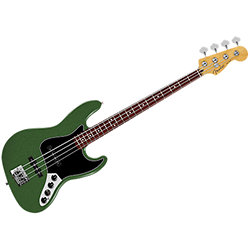 Player II Modified Active Jazz Bass Rosewood Harvest Green Metallic Fender
