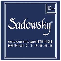 Blue Label Nickel 6 cordes 10-46 Sadowsky