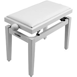 PB100WHS Banquette Piano Blanc Mat Quik Lok