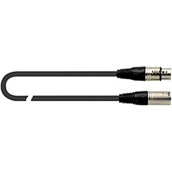 MX775-20 Câble micro XLR - XLR mâle/XLR femelle 5 m Quik Lok