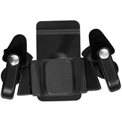 333S Support guitar mural tête rotative pour slat wall Black RTX