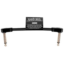 6438 Câble de patch Flex 7,5 cm Black Ernie Ball